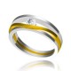 Designer Ring with Certified Diamonds in 18k Yellow Gold - LR1031P
